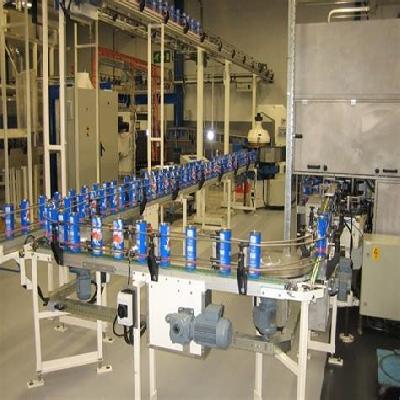 Single Row Magnetic Band Bottle Conveyor