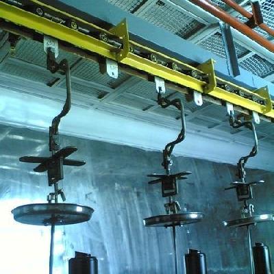 Semi Automatic Fan Testing Overhead Conveyor