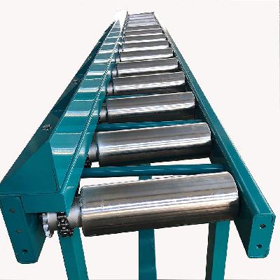 SS Manual Roller Conveyor