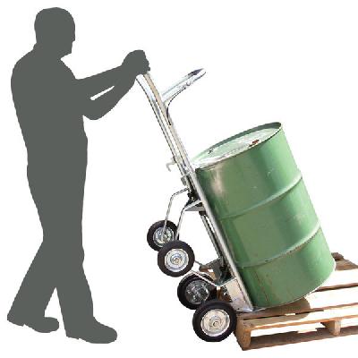 Scooter tyre 3 wheel drum trolley