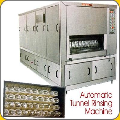 Tunnel Rinsing Machine 240 Bpm Capacity