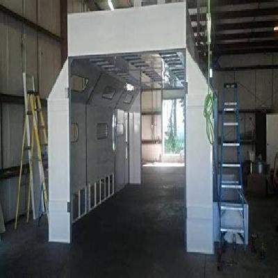 Side draft Paint Booth