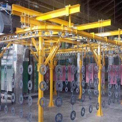 Chain Four Wheel Trolley Conveyor