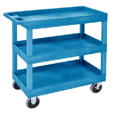 Blue Material Handling Part Trolley
