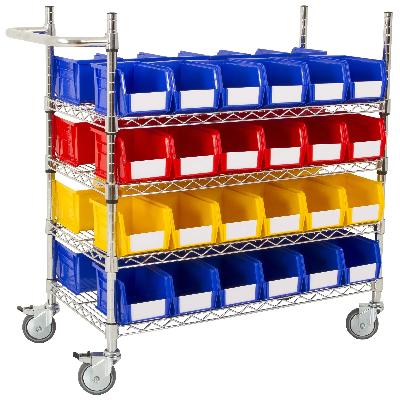 Brown Material Handling Part Trolley