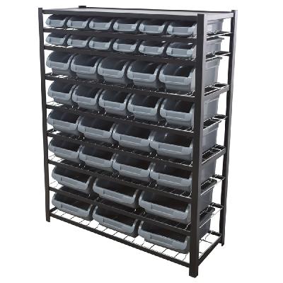 Mild Steel Bin Storage Rack