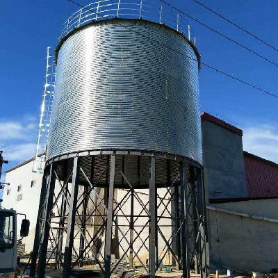 Flat bottom Grain Storage Silo