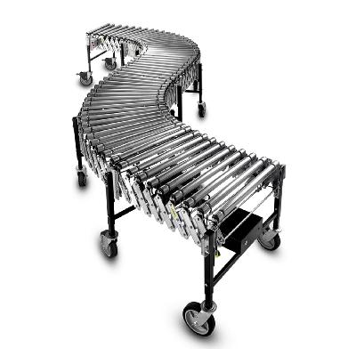 Flexible roller conveyor