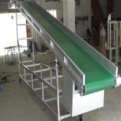 Green PVC Flat Conveyor Belt