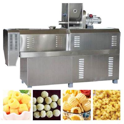 Double Screw Corn Puff Snacks Food Extruder