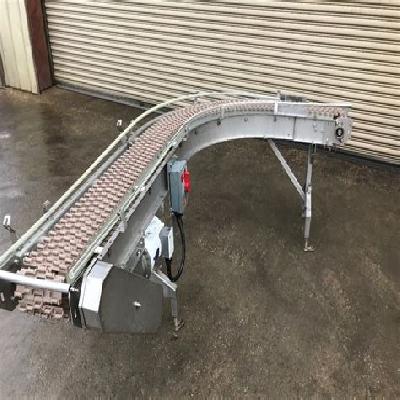 SS Packaging Curve Conveyor