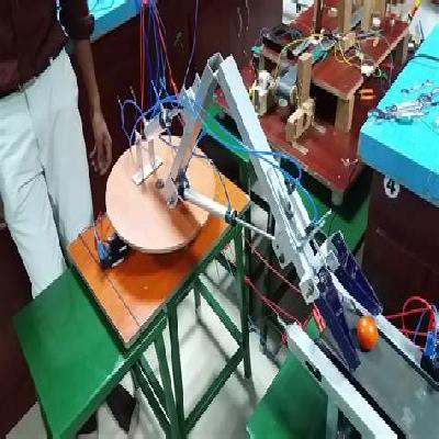 Pneumatic Pick And Place Robot Machine