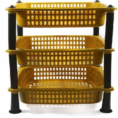 Basket Trolley With Plastic Container