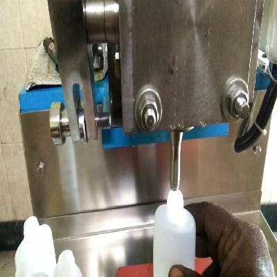 Semi Automatic Sanitizer Filling Machine