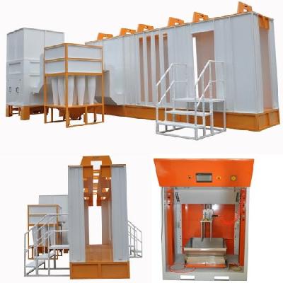 Multi-Cyclone Powder Coating Booth