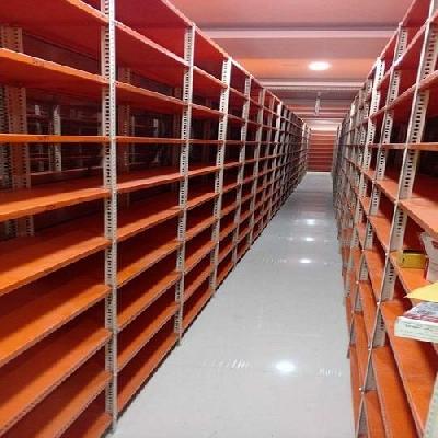 4 Feet MS Slotted Angle Storage Rack
