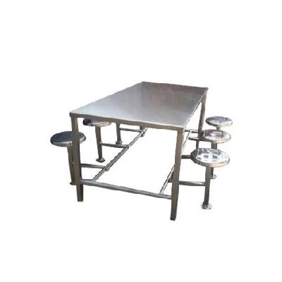 6 Seater SS Canteen Table