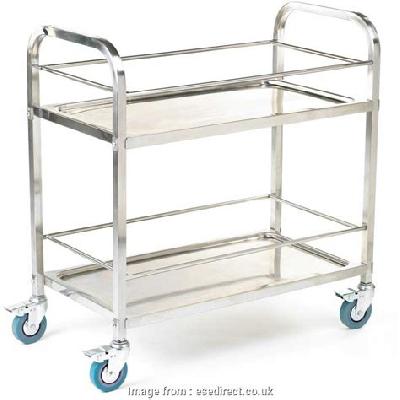 Wire Mesh Stainless Steel Trolley