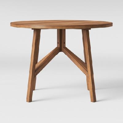 Wooden Round Cross Brown 