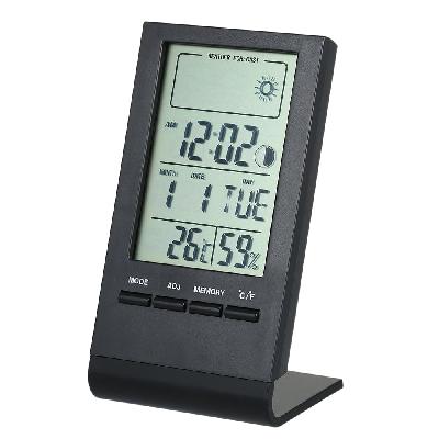 Digital Hygro Thermometer With Clock Alarm Function