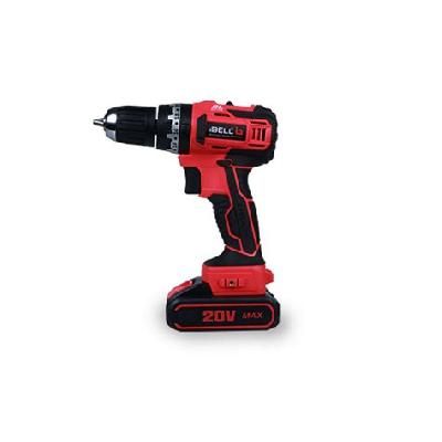 iBELL BM18-60 20V Brushless Impact Driver Drill (Cordless) with 2 Batteries, Charger, Case and Screw