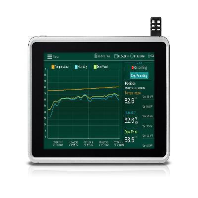 Temperature   Humidity Touch Screen Controller ( Data In USB )