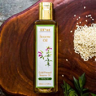 Cold pressed white sesame oil