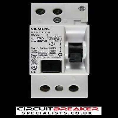 Siemens  Double Pole RCCB