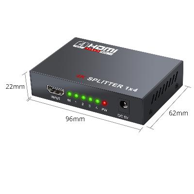 1x4 HDMI Splitter 4 Ports, HDMI Splitter 1 in 4 Out