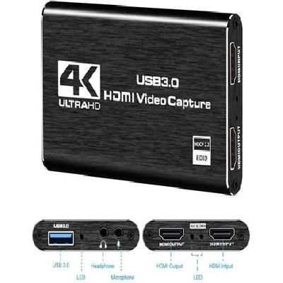 Full HD Audio Video Capture Card, Game Capture Card USB2.0USB 3.0