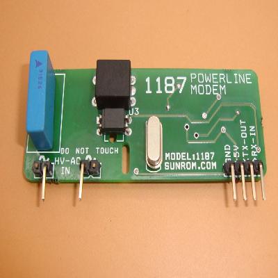 Serial Power Line Communication Modem