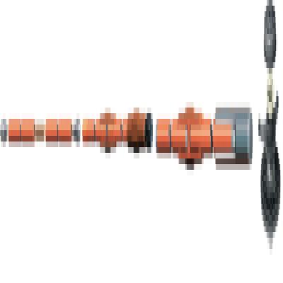 ABB RB105 1200 mm Threaded Copperbond Earthing Electrodes