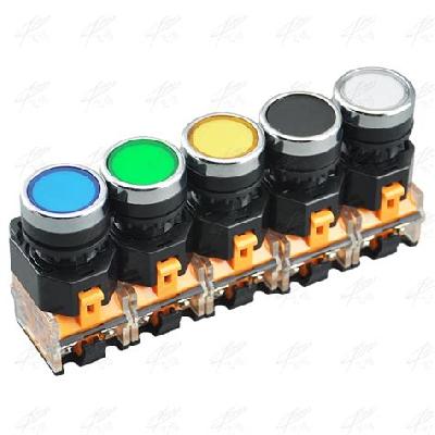 Small push button panel