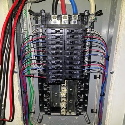 Three Phase Power Distribution Panel.