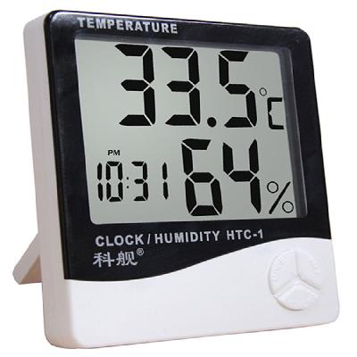 Temperature Clock Humidity Meter
