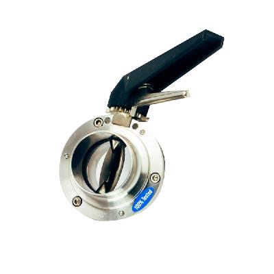 Stainless Steel Butterfly Dairy Valve
