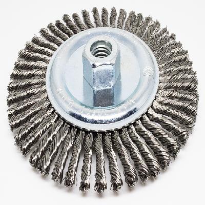 Stainless Steel Stringer Bead Twist Wire Wheel Brush