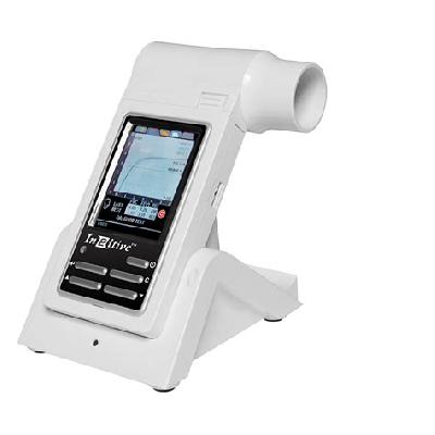 Handheld portable spirometer