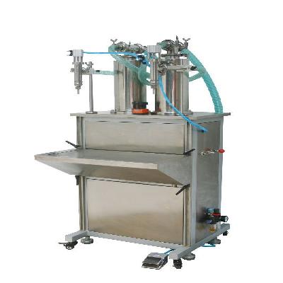 2 Head Semi Automatic Liquid Filling Machine