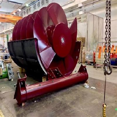 Screw Flight For Water Power Generator