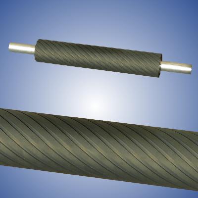 Spiral Groove Rubber Rollers