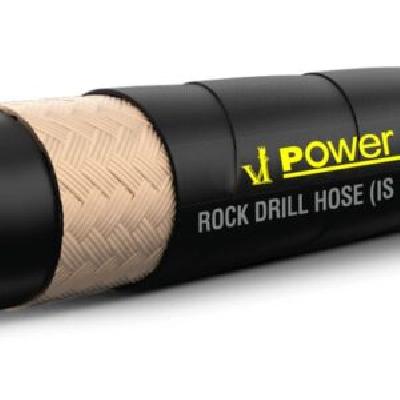 Rockdrill wire braided hose