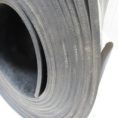 Black Rubber Conveyor Belt