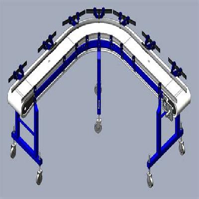 Conveyor Belt Accessories Small Rod Guides 60mm