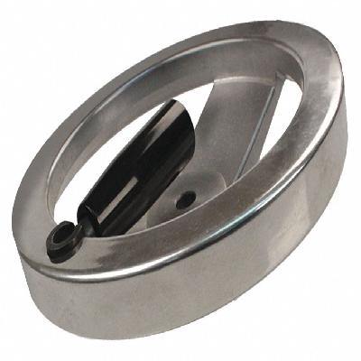 Silver Aluminium Hand Wheel