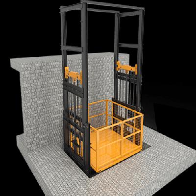 Hydraulic Goods Lift Double Mast