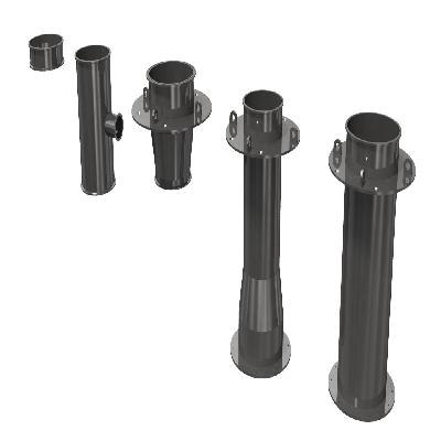 Stainless Steel Collar Chute