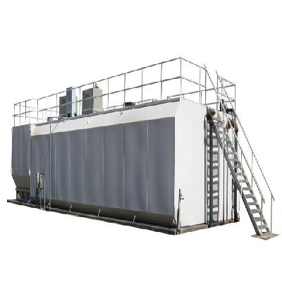 Package sewage treatment tank