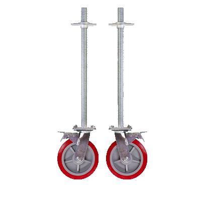 Nylon Scaffolding Swivel Trolley Wheels with Brake