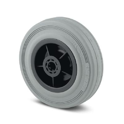 Rubber Trolley Wheel With PP Hub